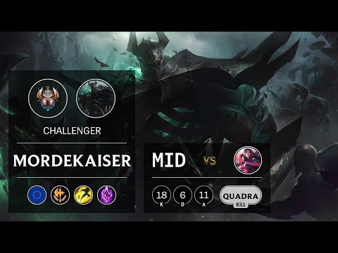 Mordekaiser Mid vs Irelia - EUW Challenger Patch 9.13