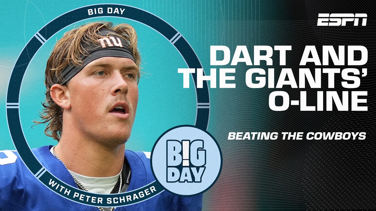 Jaxson Dart was PROTECTED by rookie Francis Mauigoa & Giants' O-line 😤 | Big Day with Peter Schrager