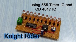 Download lagu using 555 timer IC and CD4017 IC Circuit knight rider (dual mode) mp3