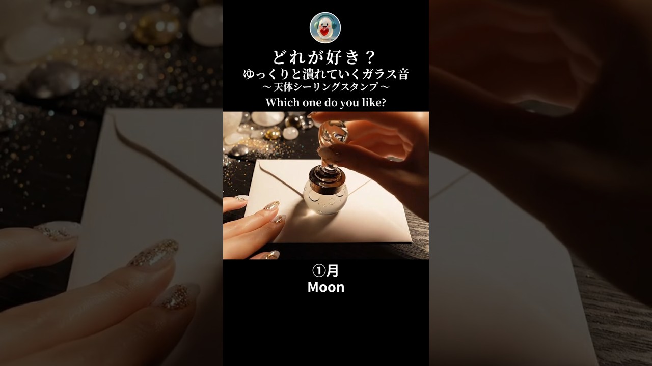 どの星好き？ゆっくりと潰れていくガラス音👂✨