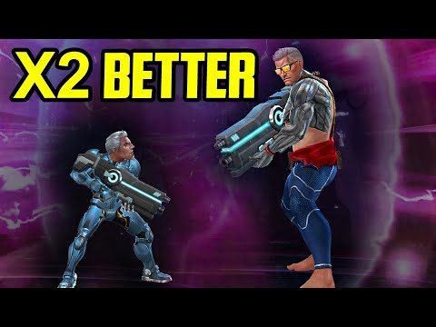 Cable Summer Days ABX (Uniforms Comparison) - MARVEL Future Fight