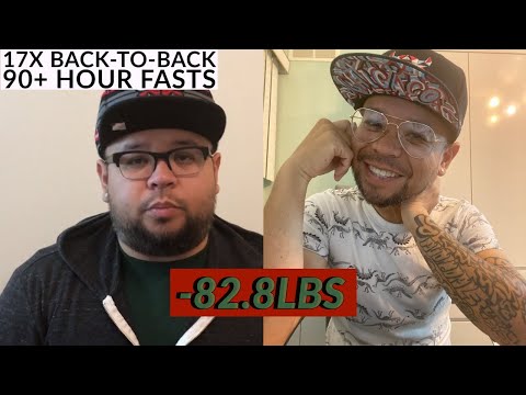 I've completed 17 90+ hour extended fasts back-to-back - down 82.8lbs in under 9 months