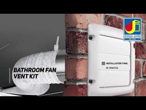 ProVent Wall Style Bathroom Fan Vent Kit - Installation: Dundas Jafine