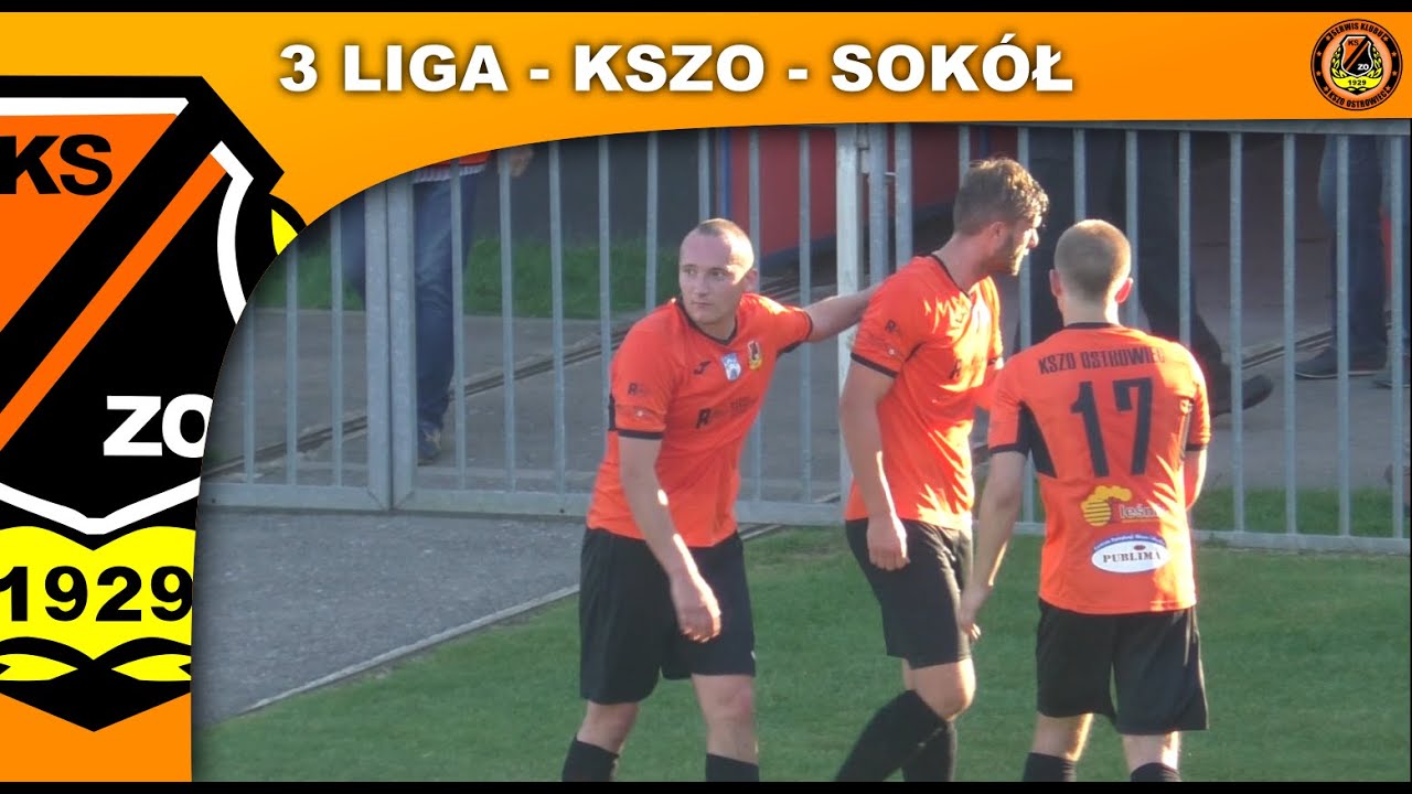WIDEO: KSZO Ostrowiec Świętokrzyski - Sokół Sieniawa 1-0 [SKRÓT MECZU]
