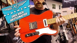 Video thumbnail for Reverend  Greg Koch Gristlemaster - Barn red twang machine with a USB plug for its fancy pickups. by 60 Cycle Hum