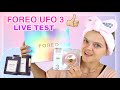 NEU FOREO UFO 3 LIVE TEST TUTORIAL DEUTSCH