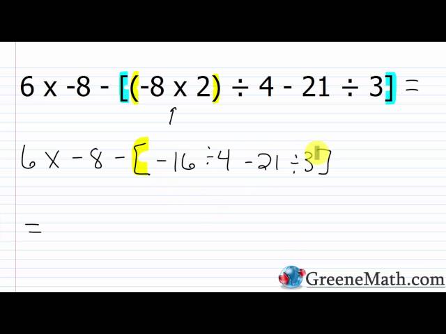 Mastering the Order of Operations with Integers: A Comprehensive Guide ...