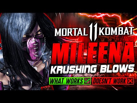 Mortal Kombat 11 MILEENA GUIDE - Mileena Krushing Blows
