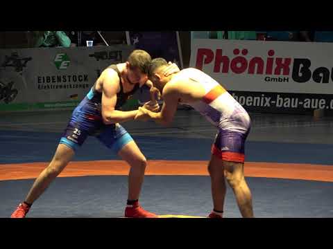 Ringen Wrestling Landesliga Sachsen, Aue II - Gelenau II / Chemnitz, 87 kg, Freistil