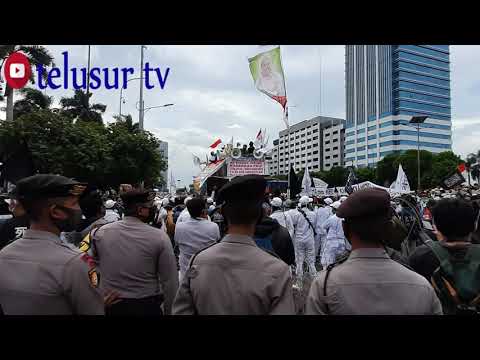 Aksi FPI Tuntut  Pemakzulan Presiden Jokowi