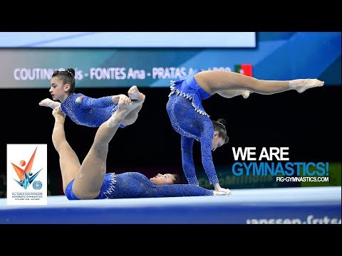 2018 Acrobatic Worlds, Antwerp (BEL) - Highlights WOMEN'S GROUPS FINAL - We Are Gymnastics !