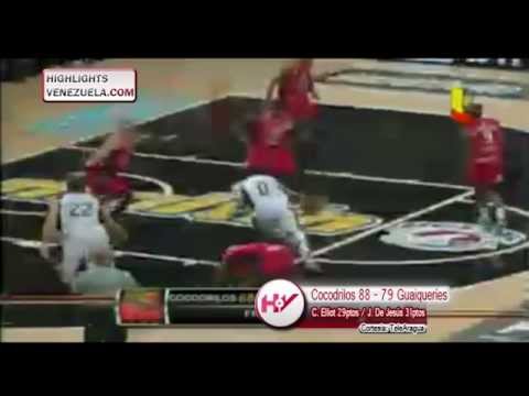 Highlights LPB 25/02 Cocodrilos de Caracas vs Guaiqueries de Margarita