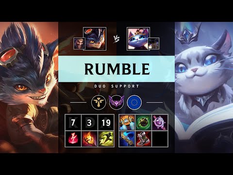 Rumble Support vs Yuumi - EUW Master Patch 25.12