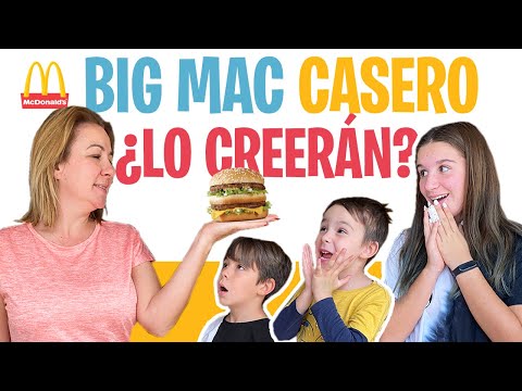 BIG MAC ¡¡CASERO!! de Mc Donals ¿Lo creerán NUESTROS HIJOS?