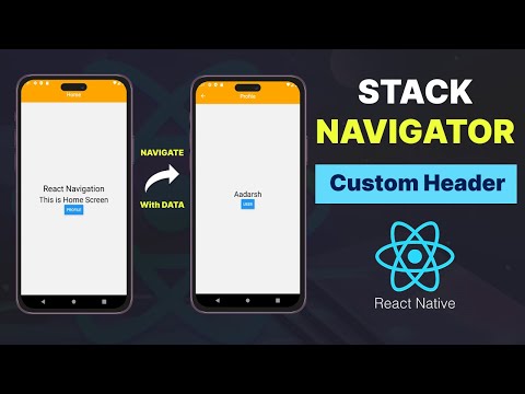 4 Stack Navigation In React Native React Native Tutorial React Navigation