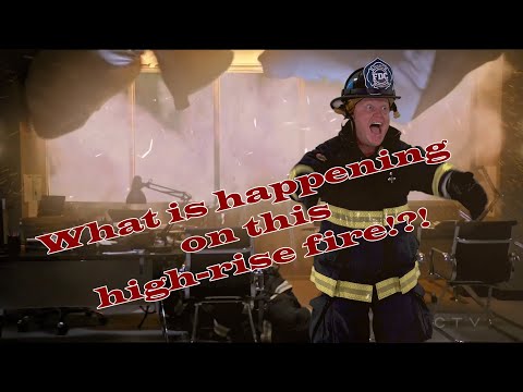 Green-screening myself into Station 19's high-rise ridiculous "operation"