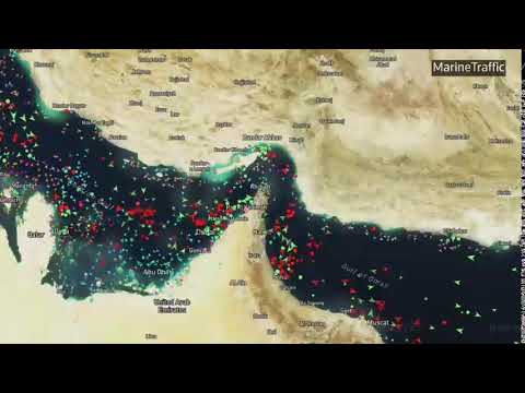 Vessel tracker showing Strait of Hormuz traffic as Trump says deal with Iran is 