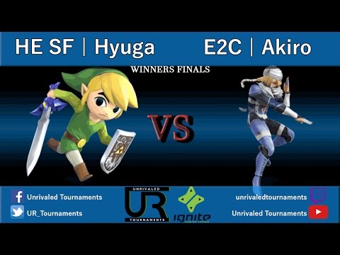 Ignition #22  WINNERS FINALS - HE SF | Hyuga (Toon Link) vs E2C | Akiro (Sheik)