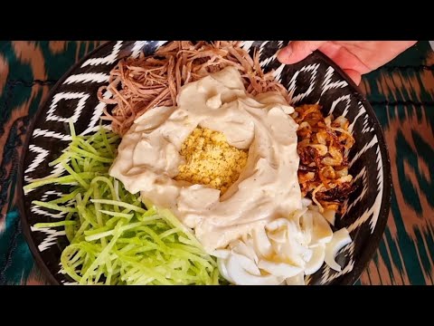 The most delicious salad with onions. Uzbek Salad "TASHKENT".