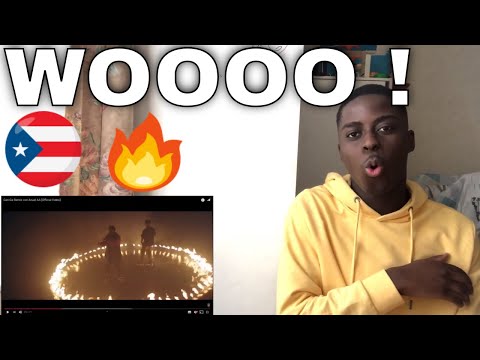 FIRST REACTION TO (Gan-Ga Remix con Anuel AA) Official Video