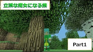 【ゆっくり実況】立派な魔女になる旅 Part1【Minecraft】