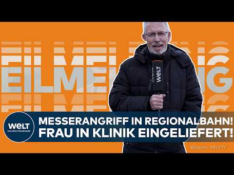 Video Thumbnail: EIL: Messerangriff in Regionalbahn im Saarland! – Frau in Klinik eingeliefert!