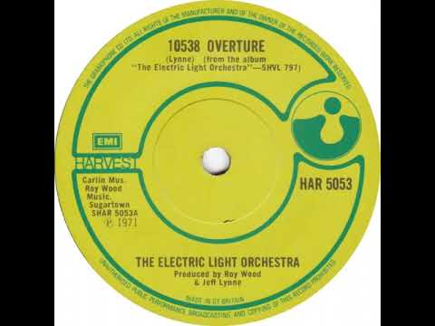 UK New Entry 1972 (144) The Electric Light Orchestra - 10538 Overture