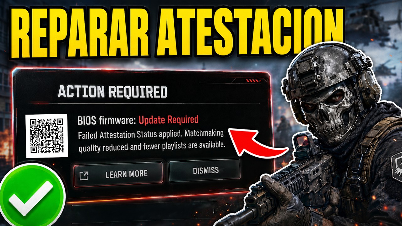 CALL OF DUTY WARZONE - ESTADO DE ATESTACIÓN FALLIDO   ACTUALIZACIÓN BIOS SOLUCIÓN🎮🔥