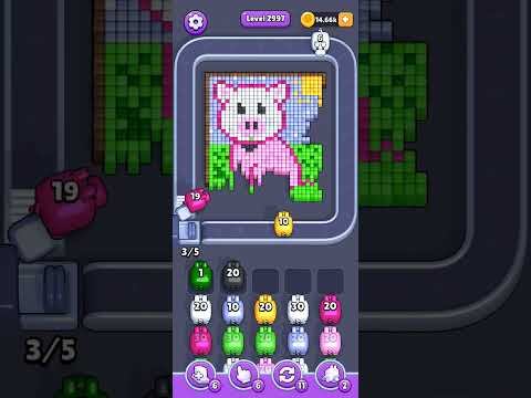 Pixel Flow Level 2997 Walkthrough