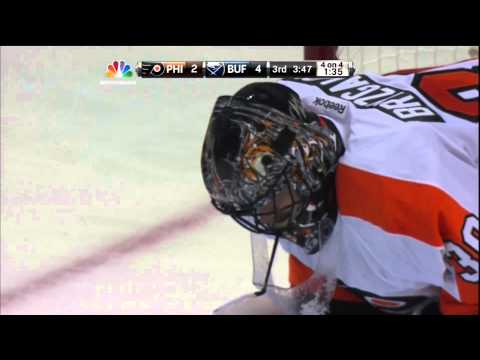 Cody Hodgson goal  20 Jan 2013 Philadelpia Flyers vs Buffalo Sabres. NHL Hockey
