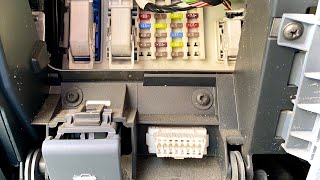 Ford Ranger MK3 cabin fuses, OBD2 port, BCM location