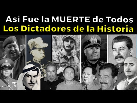 This is how all the top dictators in history died.