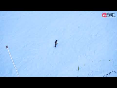Winning run Snowboard Women Malgorzata Sniegorska (POL) | Verbier Freeride Week FWQ 1*