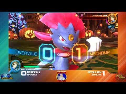 PaperSak (Weavile) vs SkyRasen (Machamp) Pokken at Underground - 12/5/17