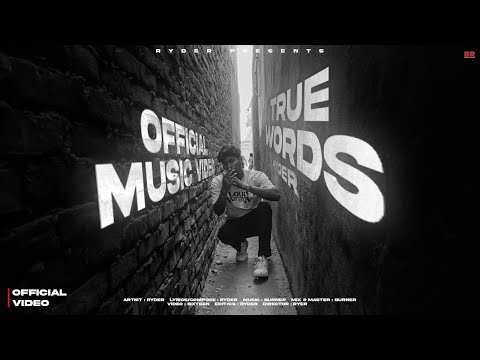 Ryder - True Words (Official Video)| Burner | Burner Records | New Latest Punjabi Rap Song 2024