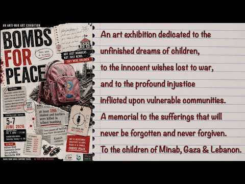 BOMBS FOR PEACE - Remembering Minab Video-Thumbnail von YouTube