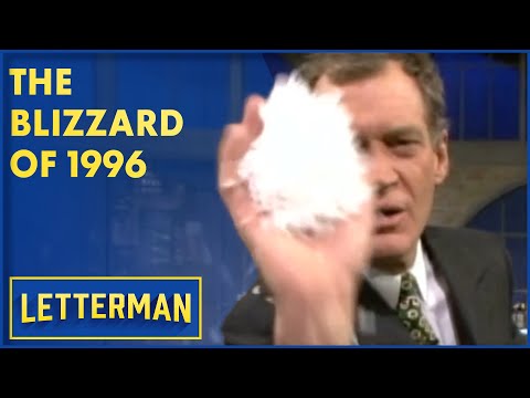 The Blizzard of 1996 | David Letterman