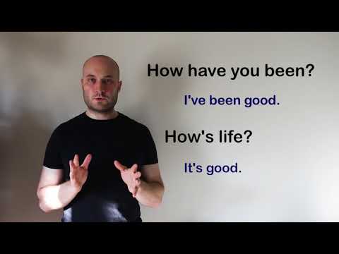 English Greetings: What's Up - How Are You - How's It Going