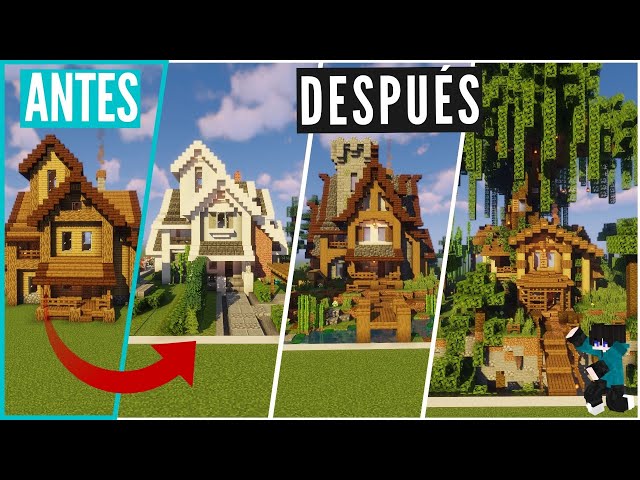 Minecraft  Como Fazer Uma Casa de Fantasia Medieval 