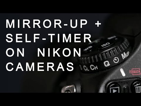How to make a Nikon DSLR combine mirror-up with self-timer