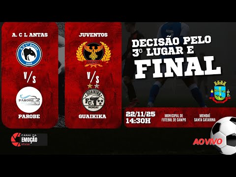 [AO VIVO] Finais Campeonato de Futebol de Campo / Mondaí - SC
