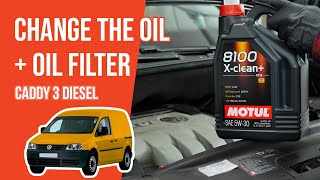 Youtube thumbnail of video "Change the oil and the oil filter Caddy mk3 1.9 TDI 🛢"