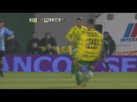 Gol de Martínez. Defensa 1 Racing 0. Fecha 15. Primera División 2016