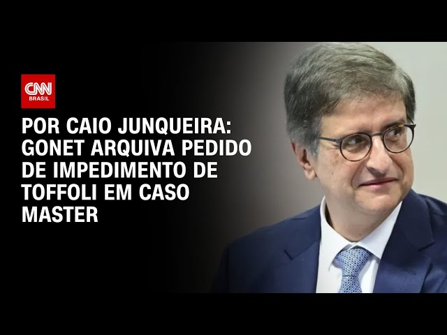 Caso Master: Gonet arquiva pedido de impedimento e suspeição de Toffoli | CNN 360º