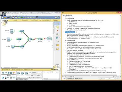 11.5.1.2 - 11.4.1.2 Packet Tracer - Skills Integration Challenge