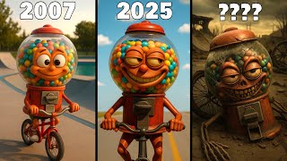 Evolution of Chicleteira Bicicleteira - Italian Brainrot