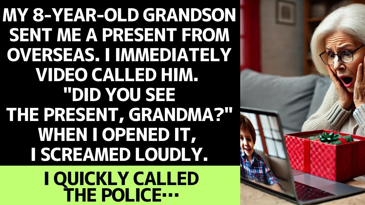 My grandson's present made me scream. The shocking reason why…