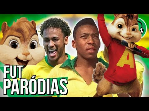ALVIN E OS ESQUILOS - AS LENDAS DO FUTEBOL BRASILEIRO| Paródia Vamos Pra Gaiola ((FUT PARÓDIAS ))