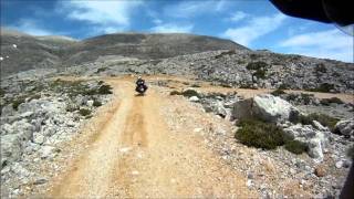 preview picture of video 'F800GS off road: Crete - riding on the White Mountains'