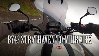 preview picture of video 'B743 Strathaven to Muirkirk 03/05/02014'